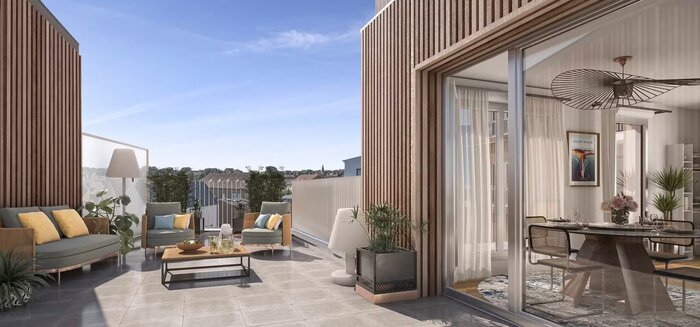 Programme neuf avec terrasse à St-Malo, Rocabey
