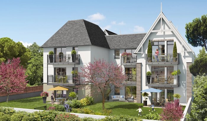 Façade Est programme neuf Bella Cruz à Dinard