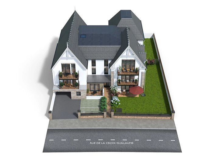 Maquette 3d programme neuf Bella Cruz à Dinard