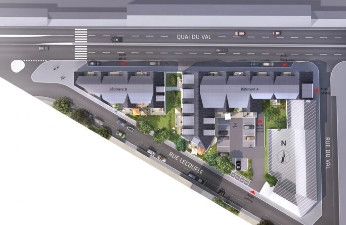 Plan masse programme neuf Catway