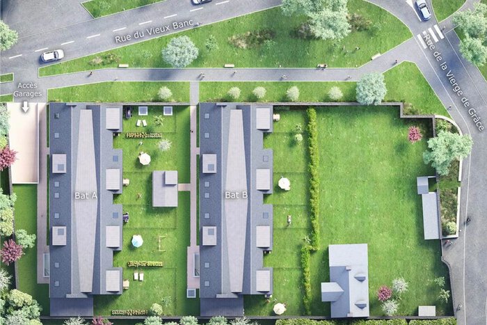 Plan masse programme neuf Clos Boheme à Saint-Malo