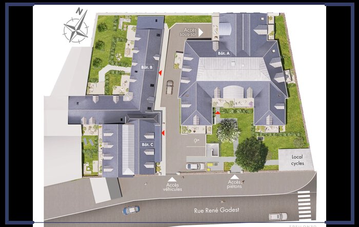 Plan masse programme neuf Clos Valver à Saint-Malo