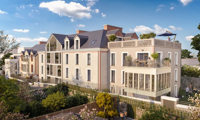Programme neuf Cour Lawrence par Groupe Arc à Dinard