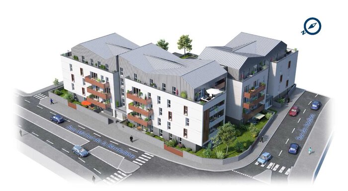 Détroit programme appartements neufs élibible Pinel à Saint-Malo