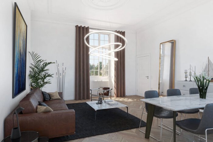 Ambiance intérieur appartement neuf Domaine de la Bréhaudais