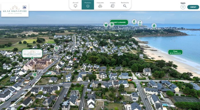Photolocalisation du programme neuf Glaz Signature à Saint-Lunaire
