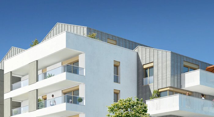Architecture épuré et durable programme neuf Hope