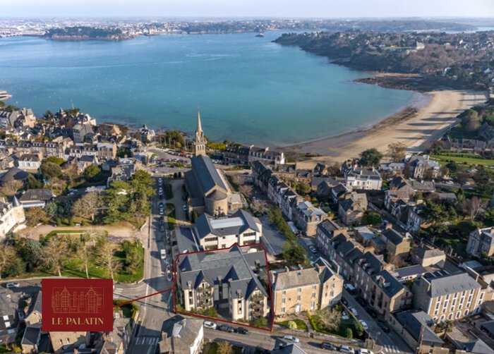 Vue drone résidence Le Palatin par le Groupe Arc