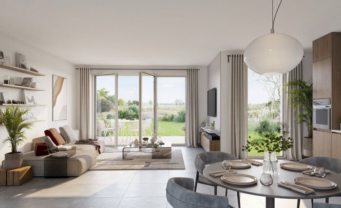 Ambiance intérieur maison neuve  les Allées de Cézon à Saint-Malo