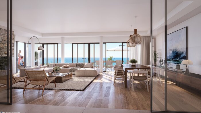 ambiance intérieur maison neuve Les Dunes du Minihic à Saint-Malo