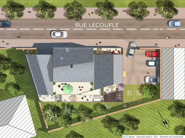 Plan masse programme neuf Onyx à Saint-Malo
