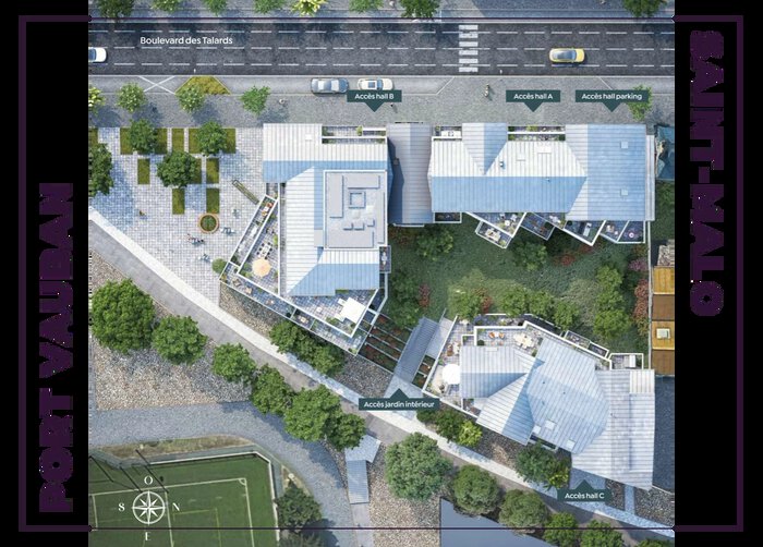 Plan masse programme neuf Port Vauban St-Malo