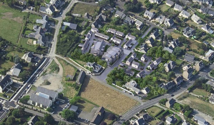 Vue aérienne programme neuf Roz Tenec 2 à Saint-Malo