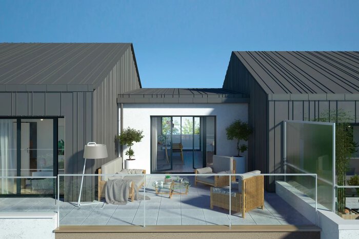 appartement neuf en attique Terre Malouine élibible Pinel à Saint-Malo