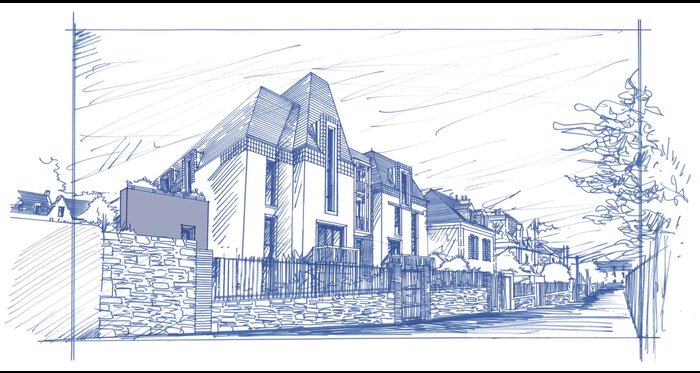 Programme neuf Villa Sarnia par la SACIB à Saint-Servan, Saint-Malo