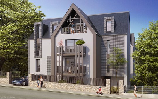 Programme neuf Villas Roche des Bois par le Groupe Authenticity à Dinard