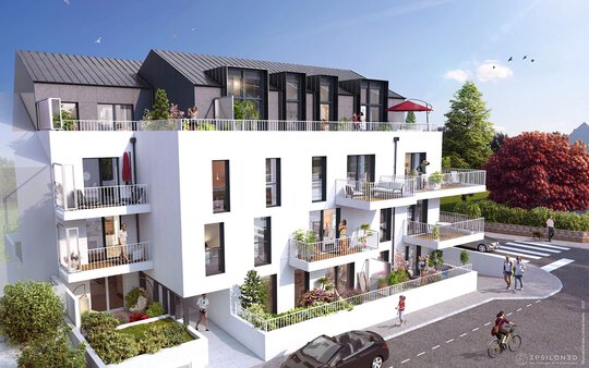 Programme neuf White Pearl par Promo Ouest Immobilier à Saint-Malo